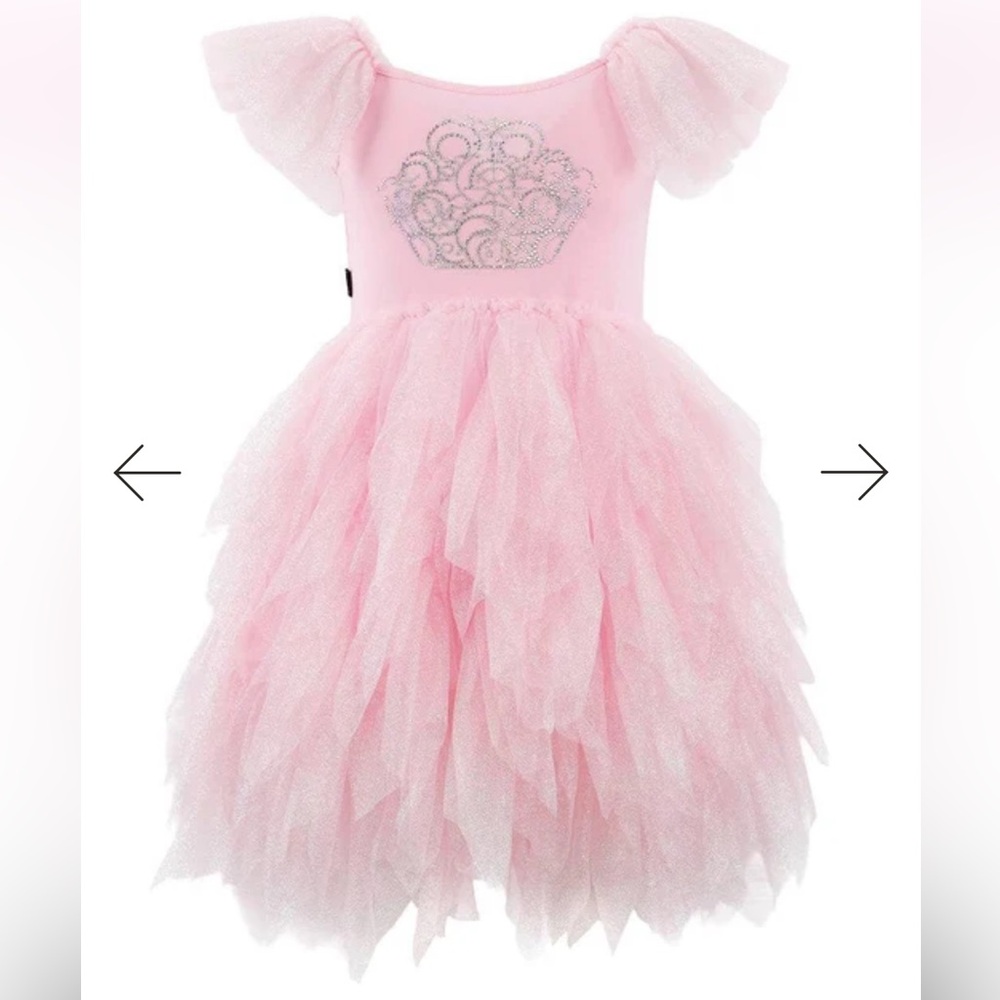 Lola + The Boys x Wicked Glinda Pink Tulle Tutu Dress | Girls 8 - Picture 5 of 15